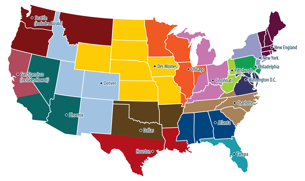 HMIG Regional Office Map