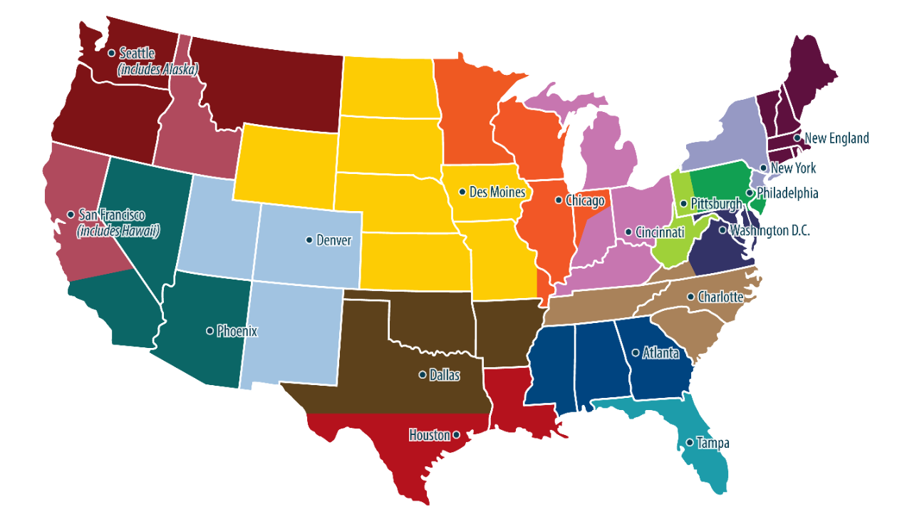 HMIG Regional Office Map