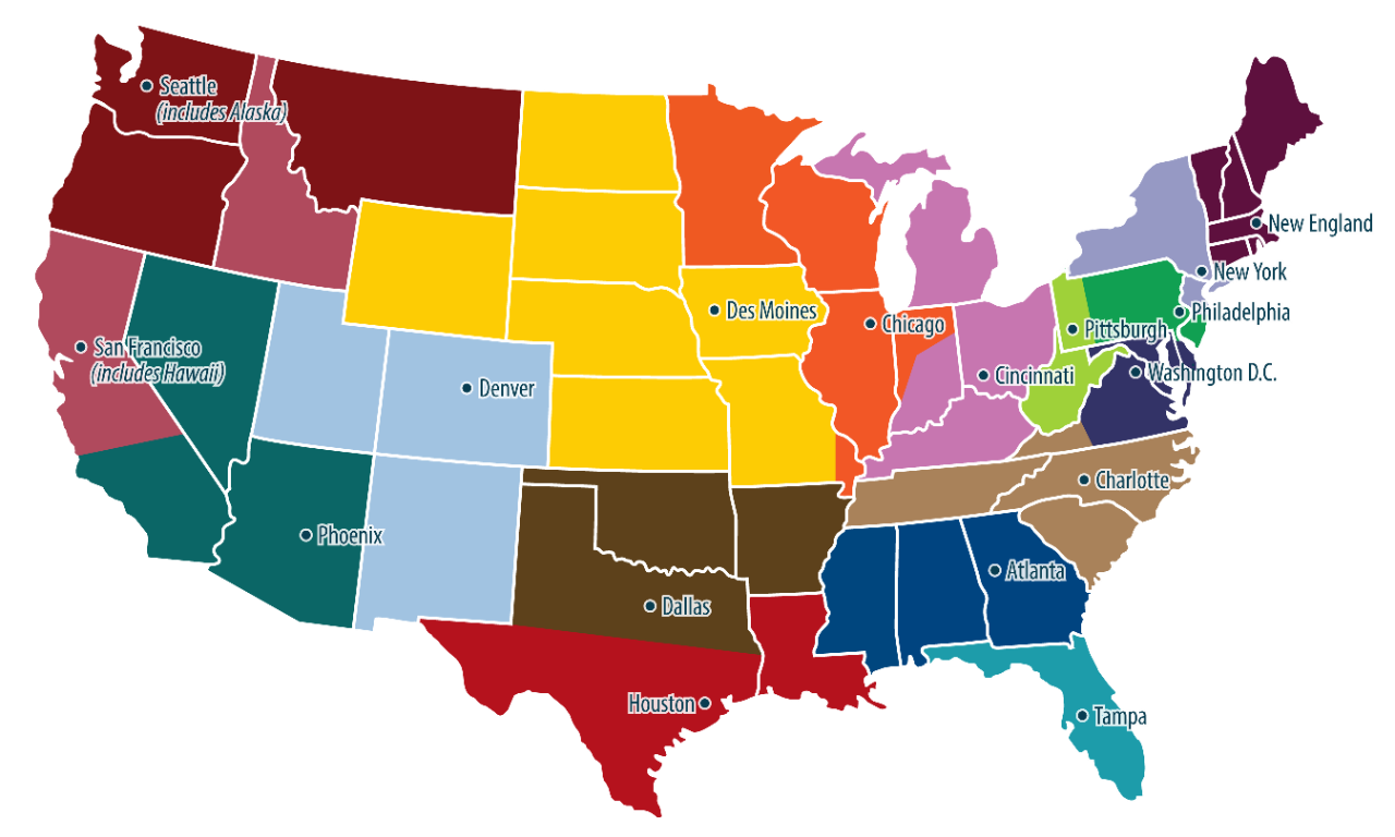HMIG Regional Office Map